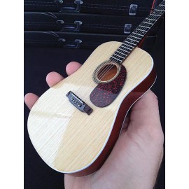 Axe Heaven Natural Finish Acoustic Model Miniature Guitar Replica Collectible NEW 000124294