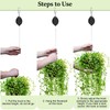 ZUZUAN 2Pcs Upgraded Heavy Duty Retractable Plant Hanger,Plant Pulleys for