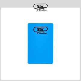 FileClouding NFC Cards, PVC Material, Business Card Size, Blank Easy Convenient Programmable NTAG 215 Chip, 504 Bytes Memory, NFC Tag Compatible with All NFC Enabled Devices, Blue Color