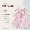 Pink Bunny Snuggler 18 by Bearington by Bearington Bears