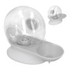 Pet Water Dispenser Snail Shape Automatic Transparent 2.8L Large Capacity