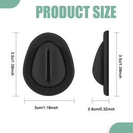 QZTYTY 3PCS Car Cup Holder Limiter, Car Cup Holder Inserts, Anti Shake Car Coasters Bottle Stabilizers with Self-Adhesive, Car Accessories Water Cup Position Limiter for Vehicles (Black, 3PCS)