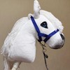 Blue hobby horse halter | Tacks for stick hobby horse