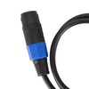 Professional Speaker Cable 3.3ft Long PVC Male Female Quick Twist
