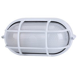 Sauna Lights High Temperature Oval Explosion Proof Vaporproof Sauna Steam Room Light Lampshade Guard (Oval)