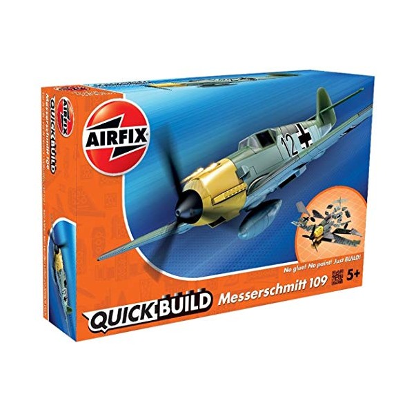 Airfix J6001 Quick Build Messerschmitt Bf109e Aircraft Model Kit