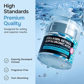Anti-Aging Face Moisturizer with Retinol, Collagen  Hyaluronic Acid - 2-Pack                                                                          