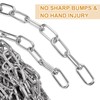 ABuff 8M Galvanized Metal Coil Chain, 1/8In × 26.25Ft Heavy
