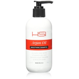 HSI Professional Argan Oil Smoothing Shampoo for Unisex - 8 oz Shampoo