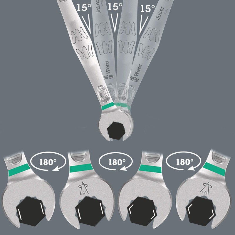 WERA Wera Combination Wrench Spanner Inner Side Mouth Width 10mm
