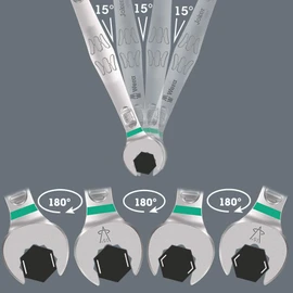 WERA Wera Combination Wrench Spanner Inner Side Mouth Width 10mm Total Length 125mm 020201