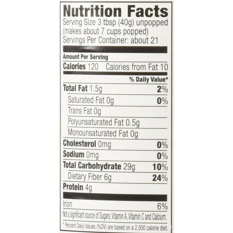 Orville Redenbachers Gourmet Popping Corn - White Corn - 100%