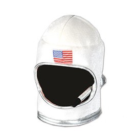 Beistle Adult Plush Mars Astronaut Spaceman Helmet White