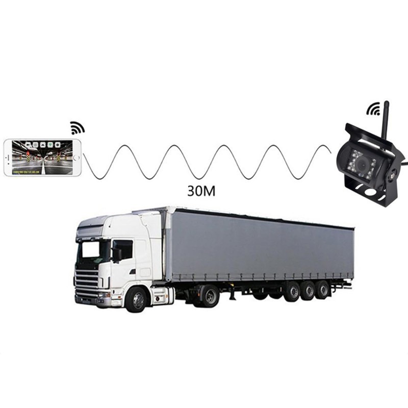 WiFi Car Rear View Camera RV Backup HD Camera 18