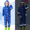 Domueay Kids Puddle Suit Boys Waterproof All in One Rain