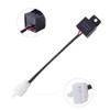 CENPEK 2Pcs 2 Pins Electronic Led Flasher Relay Flash Rate