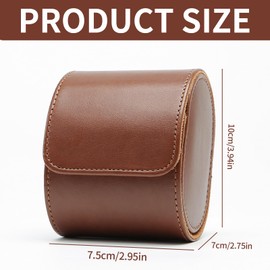 cailiya PU Leather Watch Box, Watch Storage Box, Watch Roll Travel Case, Watch Case, for Christmas, Anniversary, Birthday