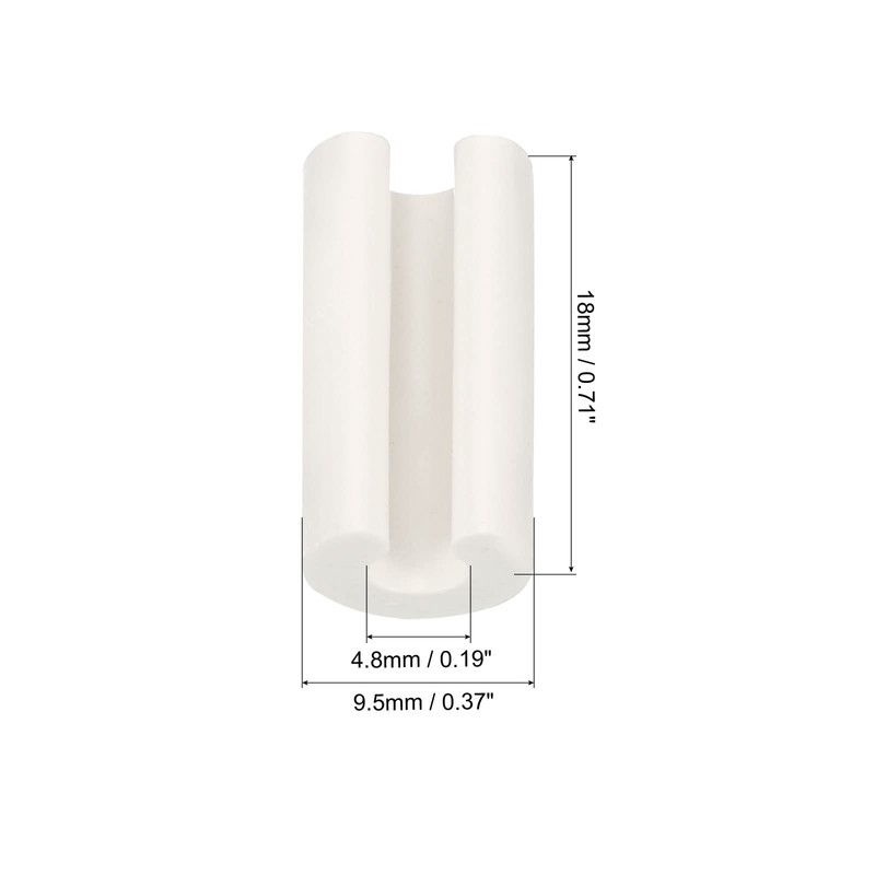 PATIKIL 20pcs Kitchen Sink Rack Feet 4.8mm Inside Dia x