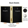 HIKWADERY 8x10 Picture Frame Double Hinged Folding, Elegant Thin Edge