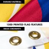 G128 Flag Pole 6FT Black & Philippines Philippine Flag 3x5FT