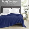100% Cotton Blankets Throw Size for Bed - Waffle Weave