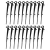 Tiardey 20pcs Gutter Brush Clips Gutter Brush Leaf Guard Fixing