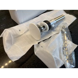 KOHLER WHITE OVERSIZE LAV LAVATORY BATHROOM SINK DRAIN WITH OVERFLOW K-1377123-0