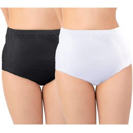 Ladies Brief Style Discreet Cotton Incontinence Pants with Built in Pad (High Absorbency)*