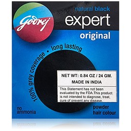 Godrej Natural Black Expert Powder Hair Color, 30 Gram