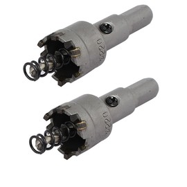 IIVVERR 22mm Cutting Dia 5mm Twist Drilling Bit TCT Straight drill hole Hole Saw 2pcs (22mm Cutting Dia 5mm Twist Drilling Bit TCT Straight drill hole Hole Saw 2pcs