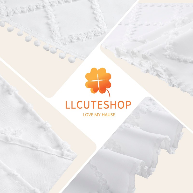 LLCUTESHOP White Table Runner, 33 x 183 cm 13 x