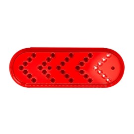 United Pacific 35LED 5” Reflector Oval Sequential Turn Signal Light – 1 Unit