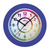 Atlanta 4483-5 Children's Wall Clock without Ticking for Boys Blue