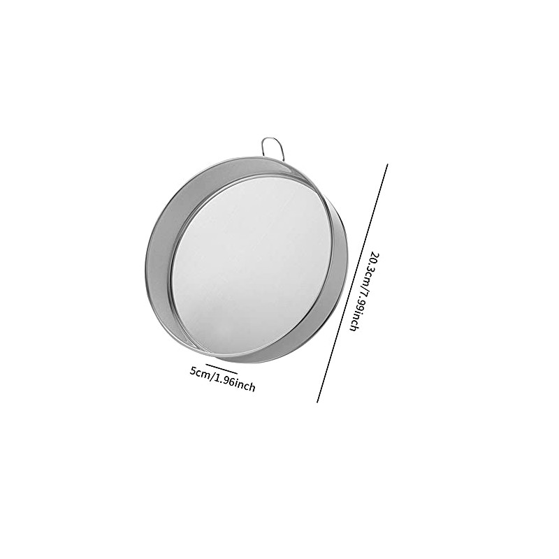 Flour Sieve, Sieve Fine Mesh Kitchen Home Stainless Steel with