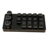 Mini Custom Keypad 14 Keys 3 Knobs Programmable Blue Switch