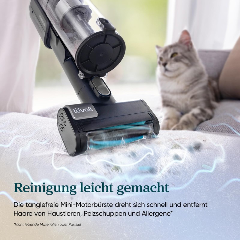 Levoit LSV-V211M-KEU Mini Motor Brush, Grey