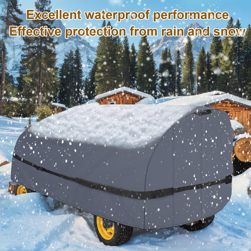 600D Waterproof Log Splitter Cover, Heavy Duty Wood Splitter Guard15-45