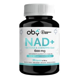 Nad+ Potenciado + Coenzima Q10 + Betaina | Oby 30 Capsulas Sin Sabor