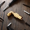 Zhengmy 3/8 Inch Rv Quick Connect Adapter Conversion Fitting Elbow