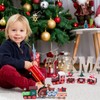 2 Pcs Christmas Wooden Train Mini Wooden Christmas Train Christmas