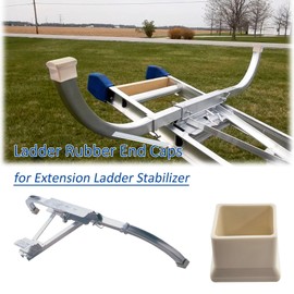Upgraded Anti-Slip Design Ladder Caps, AC36-2 Rubber End Caps for Extension Ladder Standoff & Stabilizer AC78 & AC76 (2 Pack)