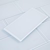 Lovdeco Peel and Stick Glass Subway Tile, 3 x 6