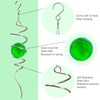 Goollyrusim Wind Spinner Tail, Wind Spinners Stabilizer with Green Glass