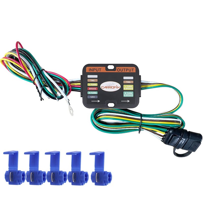 CARROFIX Convertidor de luz trasera de remolque de 3 a