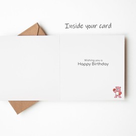 Maise & Rose Funny Birthday Card For Sister | Sister Birthday Card | Humorous Birthday Card For Sister From Brother, Sister | P126