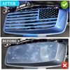 American Flag Saddle Bag Lid Decals SaddleBag Vinyl Cover Exterior