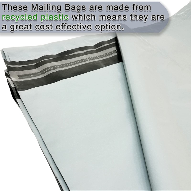 5 Extra Large Grey Mailing Bags Polythene Self Seal 43.5"