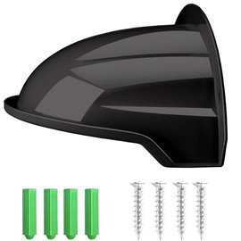 E-HORDE CCTV Surveillance Camera Cover, Weatherproof Protective Housing Sun Protection Rain Cover, Protective Cover for Bullet and Dome Cameras (Black)