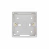 Status 25 mm 1 Gang Pattress Box - White (Pack