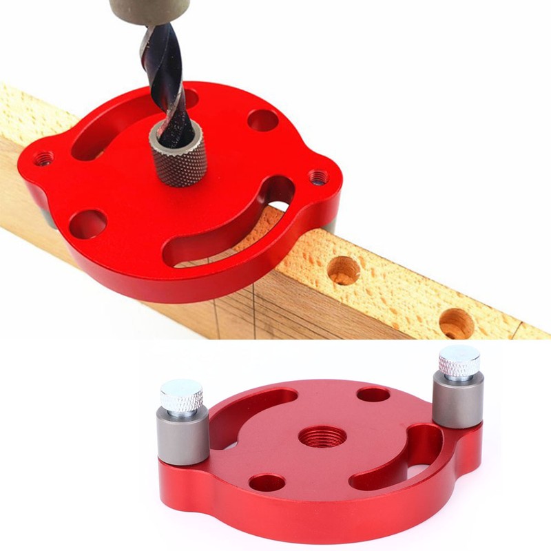 Wood Panel Hole Puncher Aluminum Alloy Center Punching Gauge Woodworking